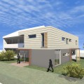 Návrh přístavby rodinného domu v Řeporyjích