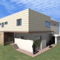 Návrh přístavby rodinného domu v Řeporyjích